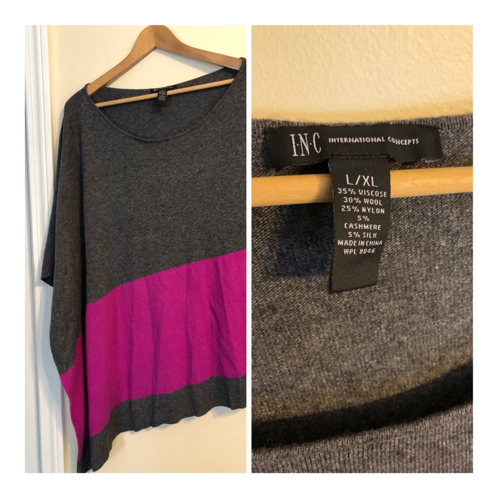 Shawl, throw, poncho